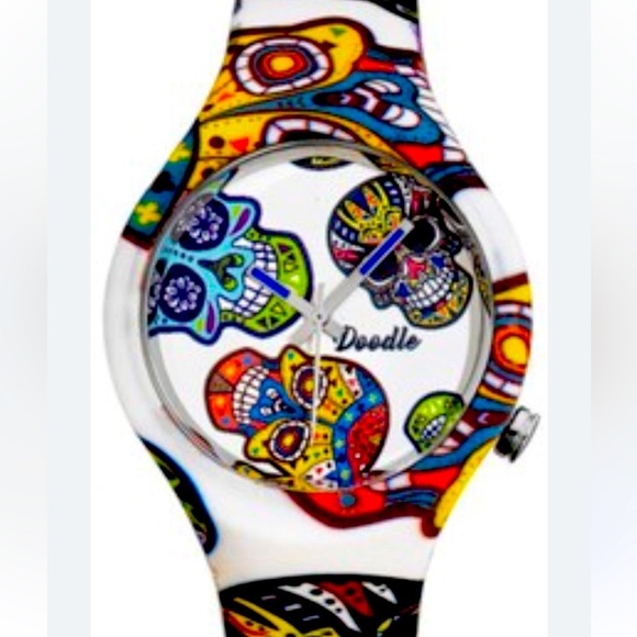 Doodle White Watch White Calvaras Mood NWT - Picture 1 of 4